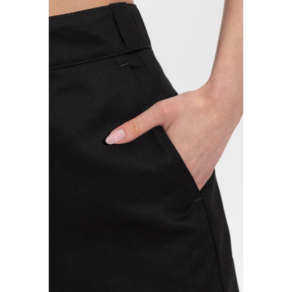 Maison Margiela Rok met Plooi Black Dames
