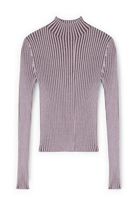 Vanisé Ribbstickad Polotröja