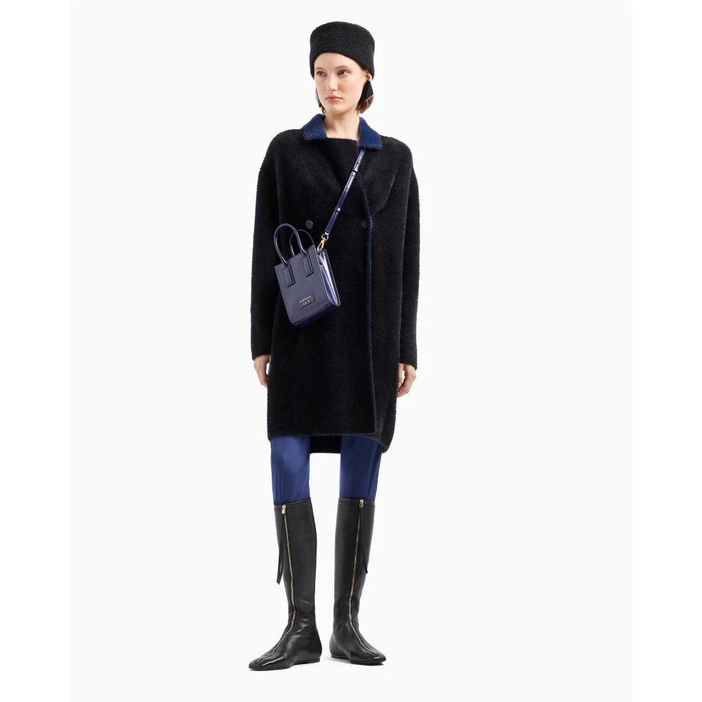 Emporio Armani Zwarte Jassen voor Mannen Black Dames