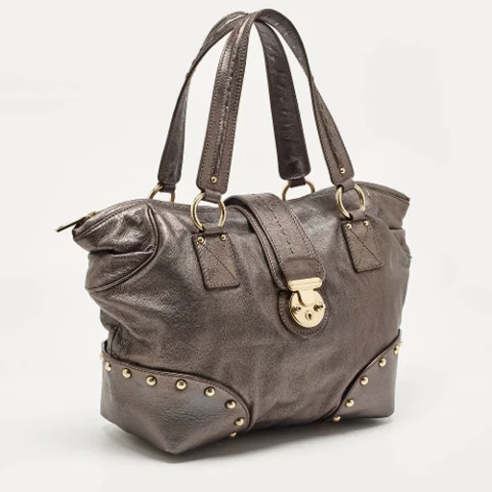 Dolce & Gabbana Pre-owned Leather totes Brown Dames