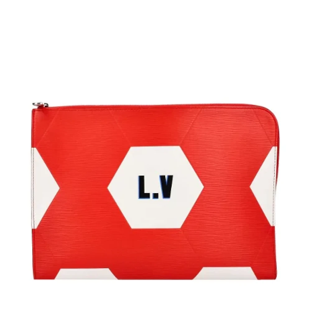 Louis Vuitton Vintage Pre-owned Fabric pouches Red Dames