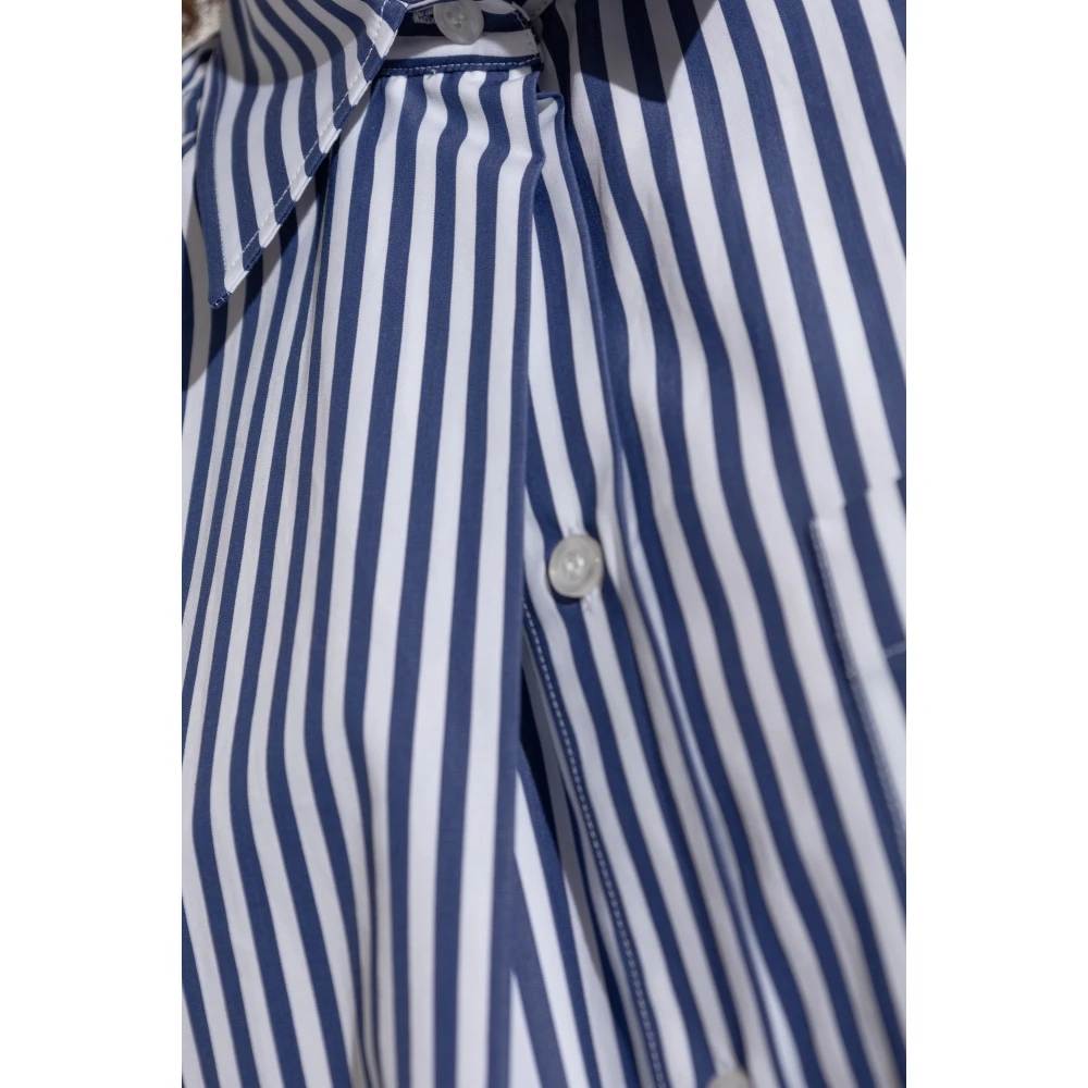 SPORTMAX Katoenen shirt 'Firma' Blue Dames