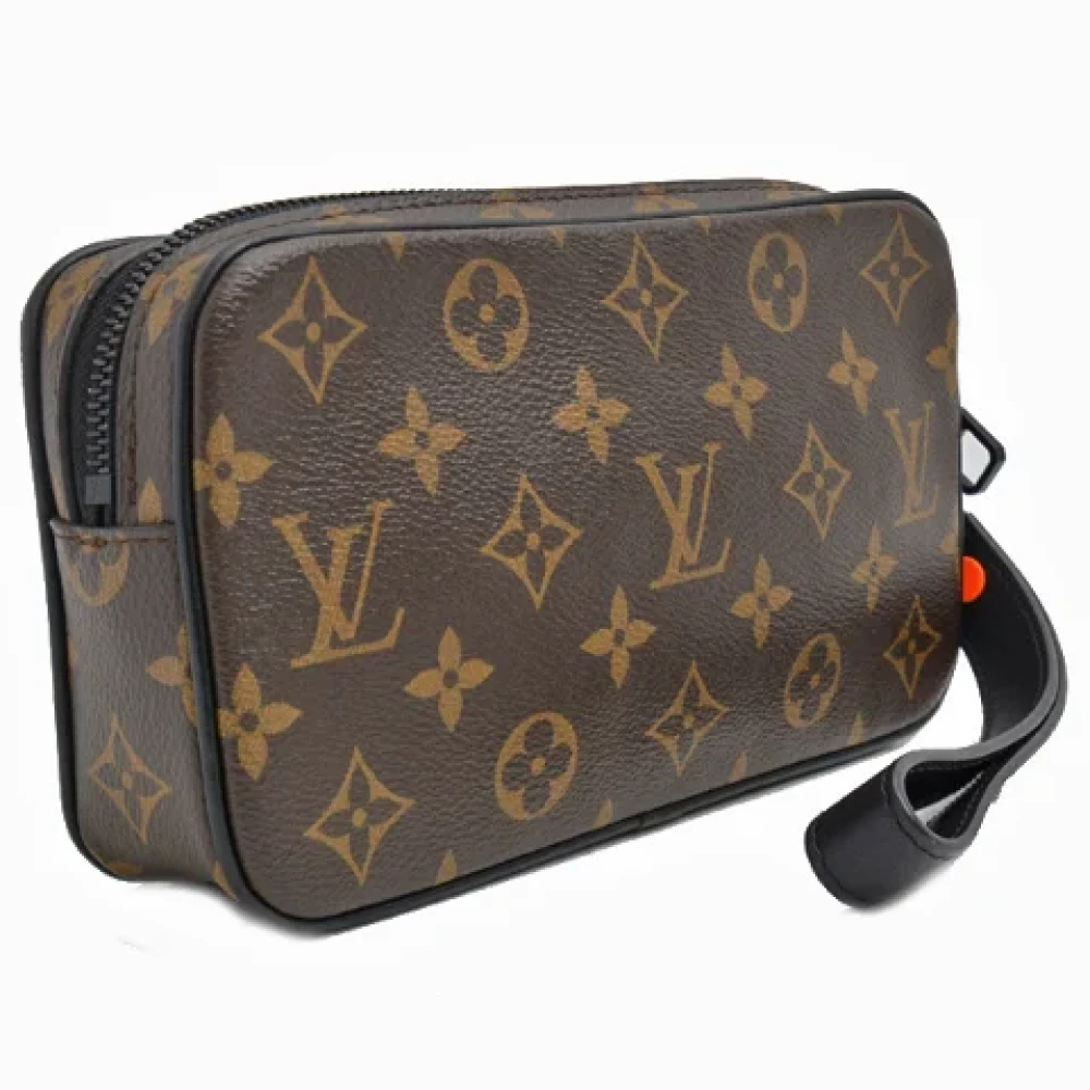 Louis Vuitton Vintage Pre-owned Canvas clutches Black Heren