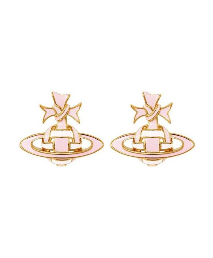 ribbon-bas-relief-earrings-pink-gold