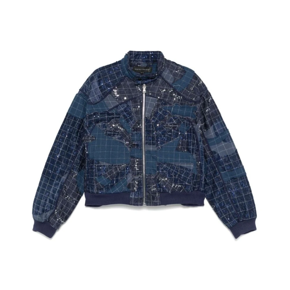 Who Decides War Flight Window Indigo Outerwear Blue Heren