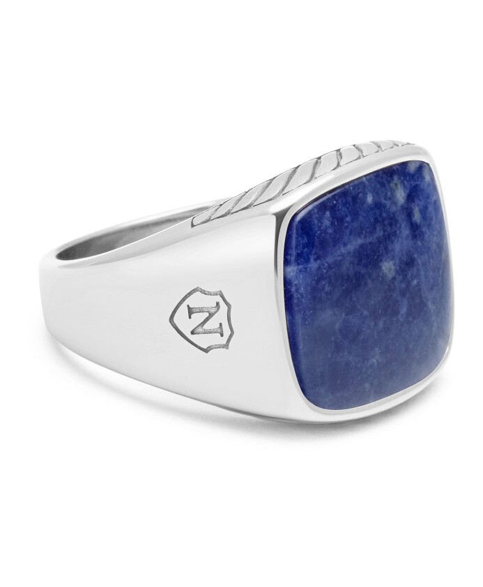 chevaliere-argent-avec-dumortierite-bleue