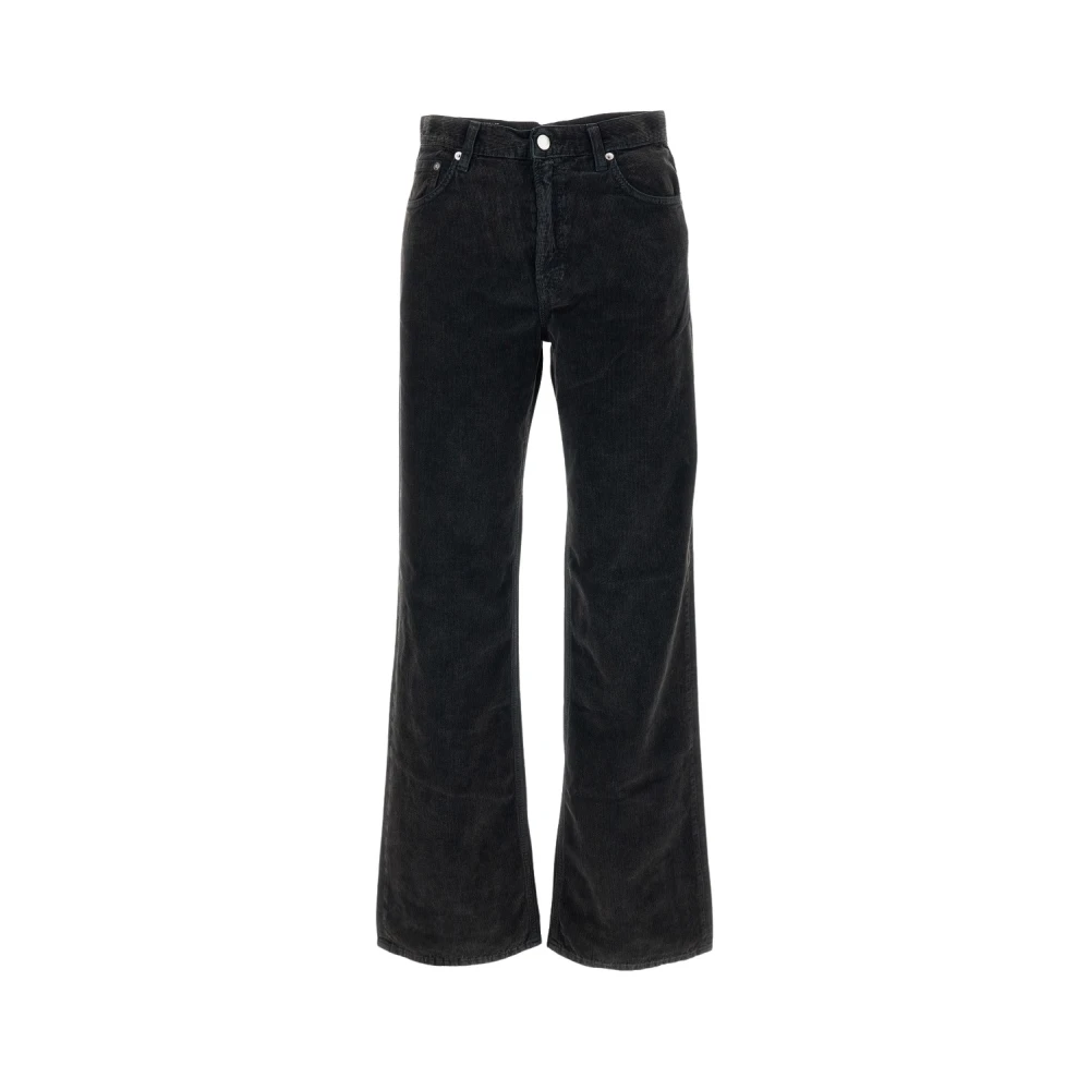 Haikure Black Wide Jeans, Female, W26, Wide Jeans