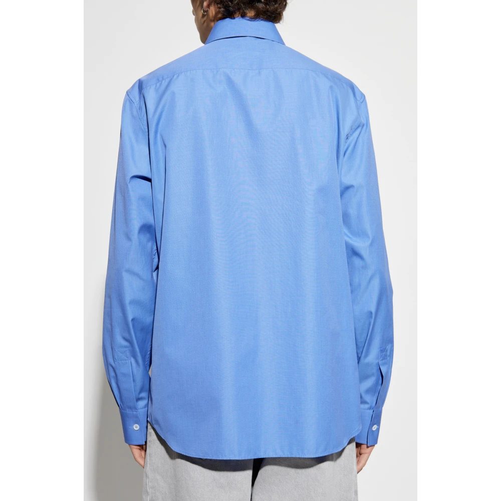 Bottega Veneta Lange mouwen shirt Blue Heren