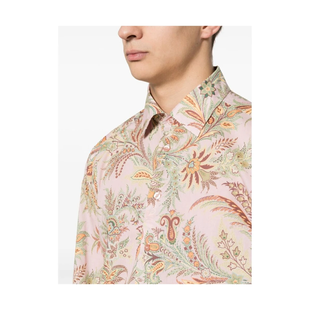 ETRO Bloemenprint Overhemd Multicolor Heren