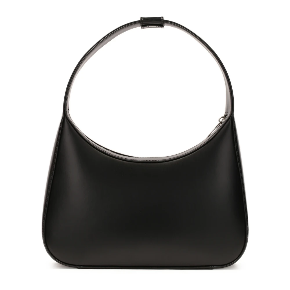 Kazar Studio Stijlvolle zwarte handtas met gladde voorkant Black Dames