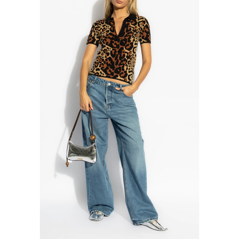 Blumarine Dierenprint Polo Multicolor Dames