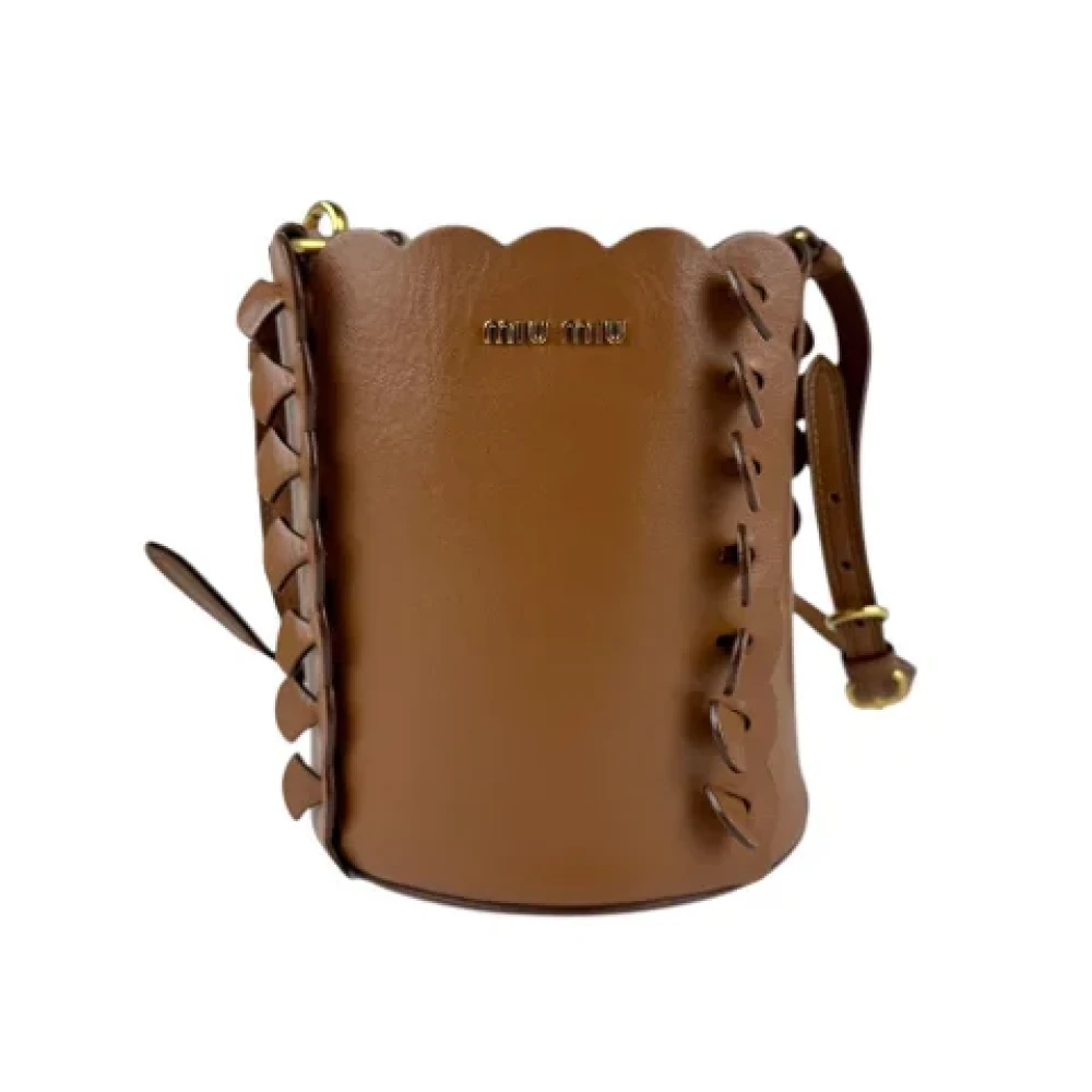 Pre-owned > Pre-owned Bags > Pre-owned Bucket Bags - - Miu Miu Pre-owned - Modalova