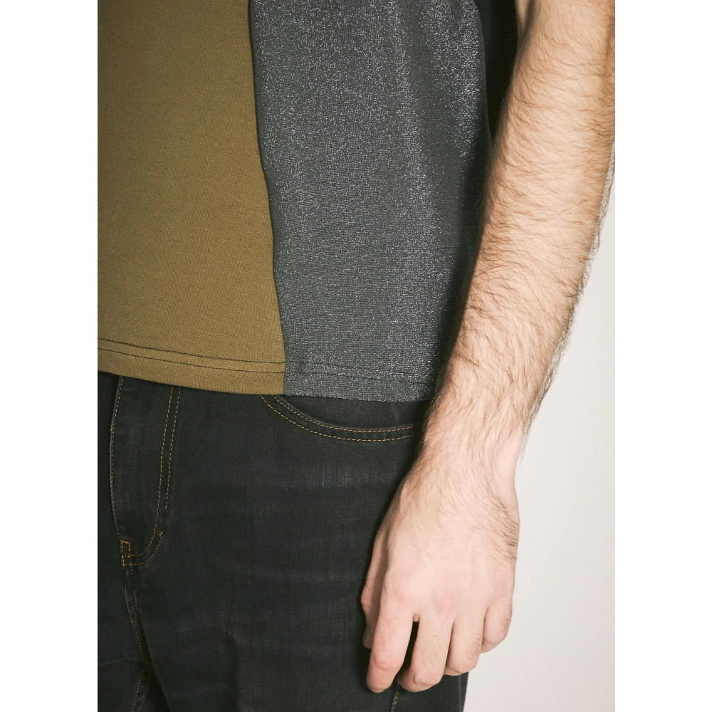 GmbH Patchwork Polo Shirt Green Heren