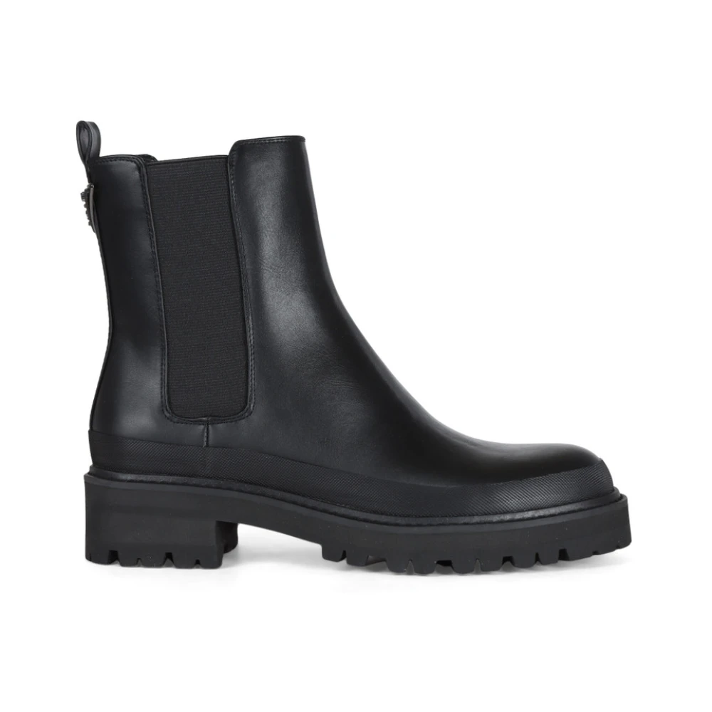 Guess Chelsea Boot met Logo Plaque Black Dames