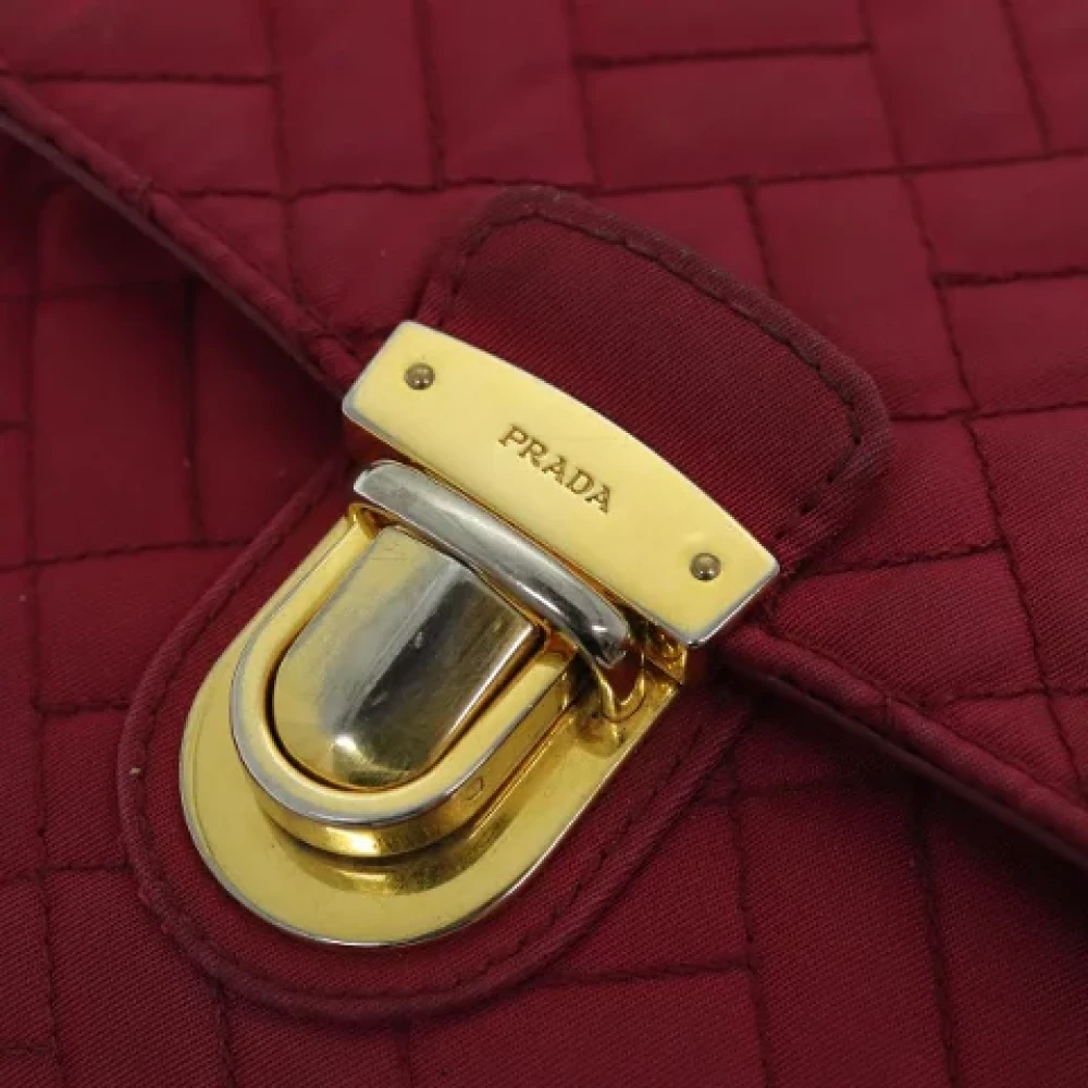 Prada Vintage Pre-owned Nylon prada-bags Pink Dames
