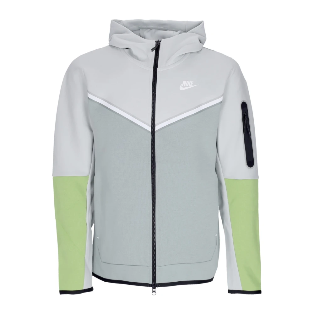 Nike Lichtgewicht rits hoodie Sportswear Tech Fleece Gray Heren