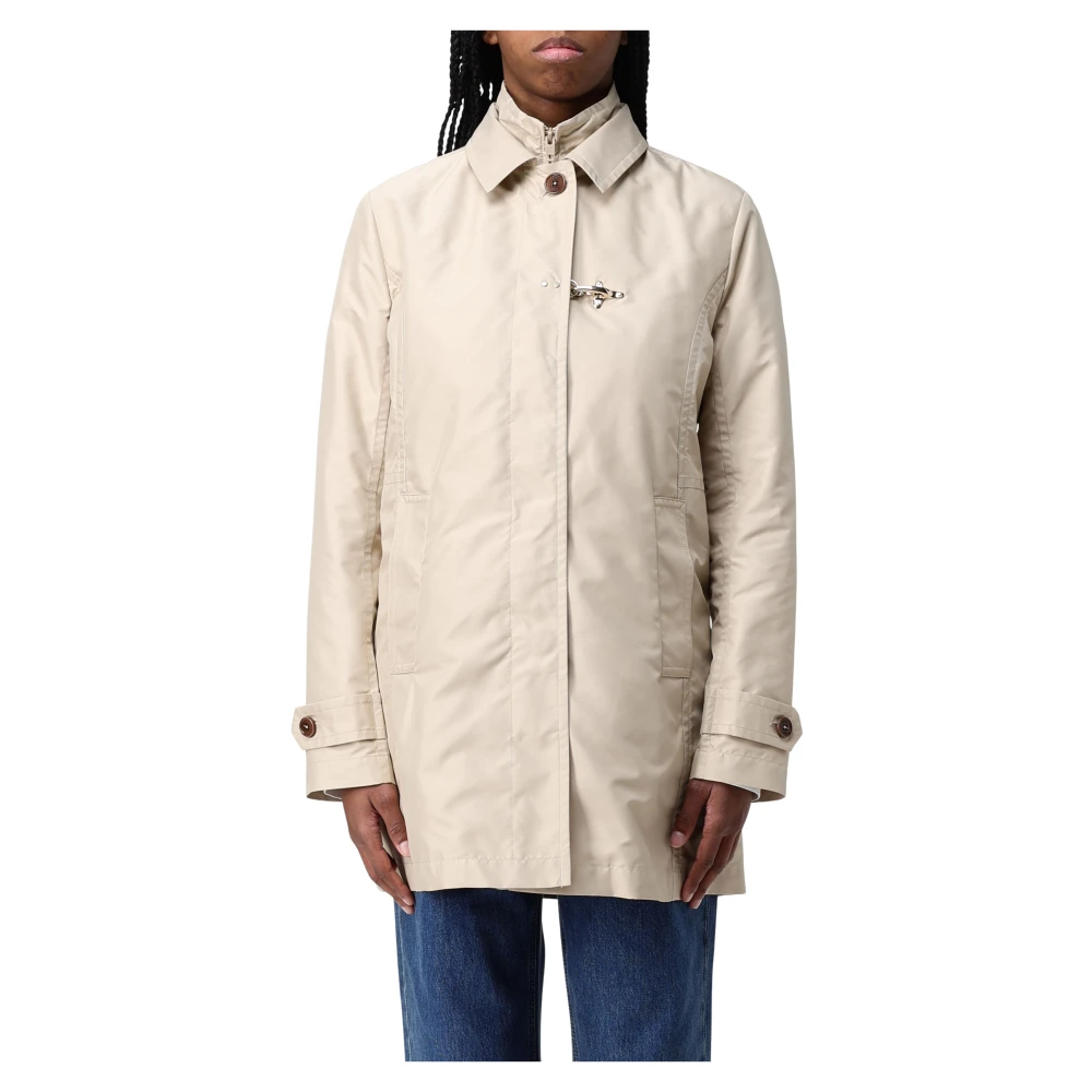 Fay Women's Beige Morning Front Trench Coat