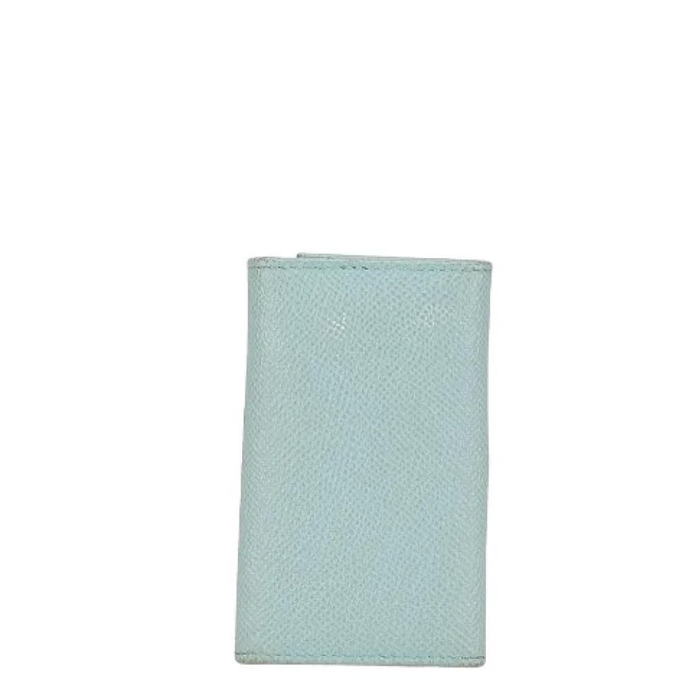 Bvlgari Vintage Pre-owned Leather home-office Green Dames