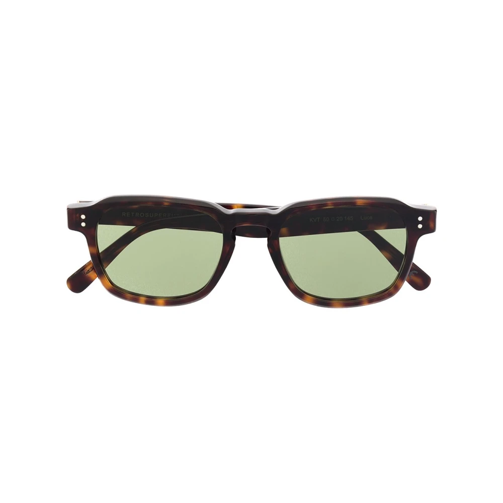Retrosuperfuture Unisex Brown Tortoiseshell Sunglasses Square Frame
