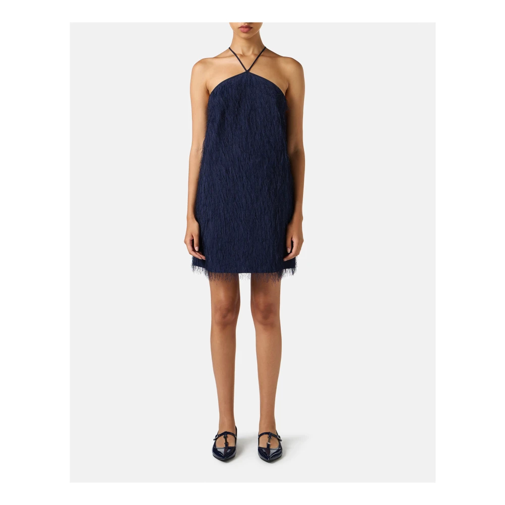 Iceberg Blauwe jurk regular fit Blue Dames