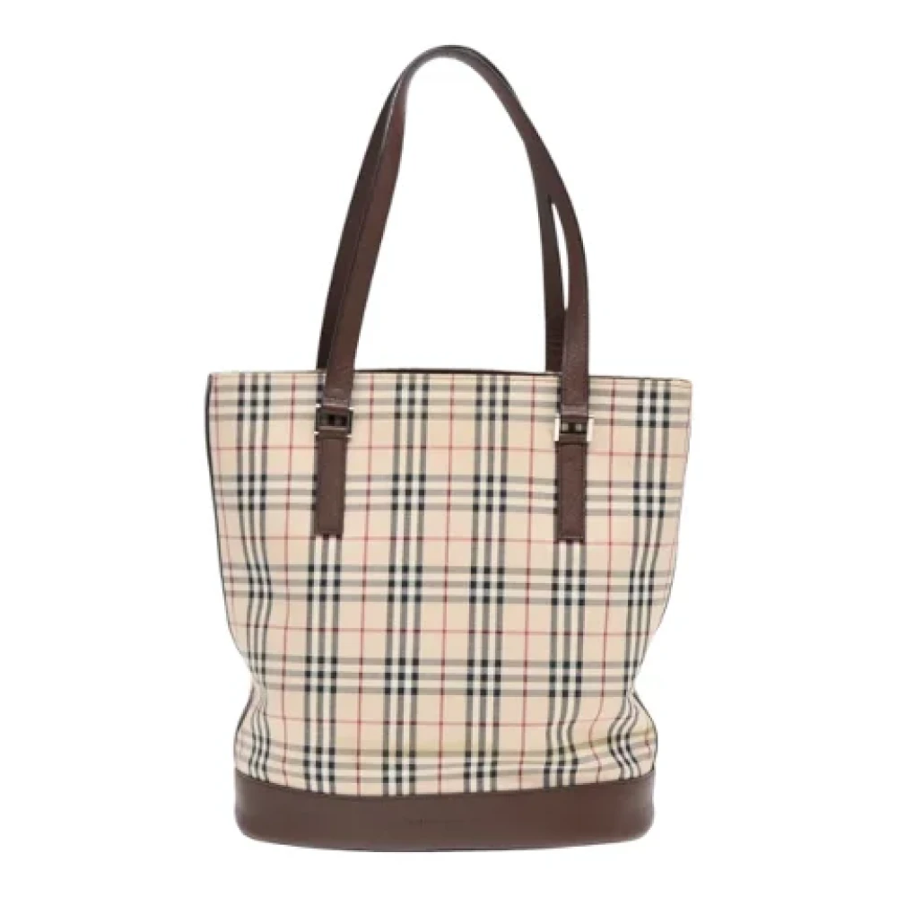 Burberry Vintage Pre-owned Canvas totes Beige Dames