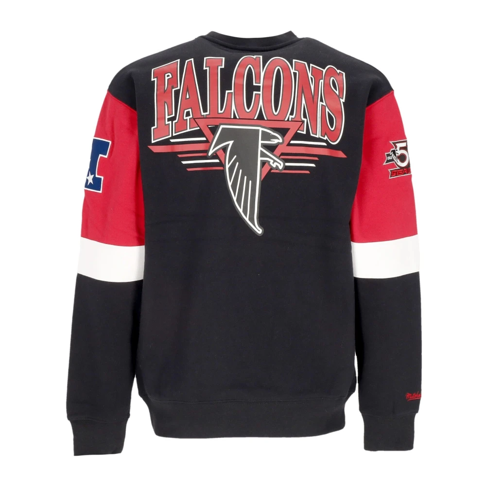 Mitchell & Ness Atlanta Falcons NFL Crewneck Sweatshirt Multicolor Heren