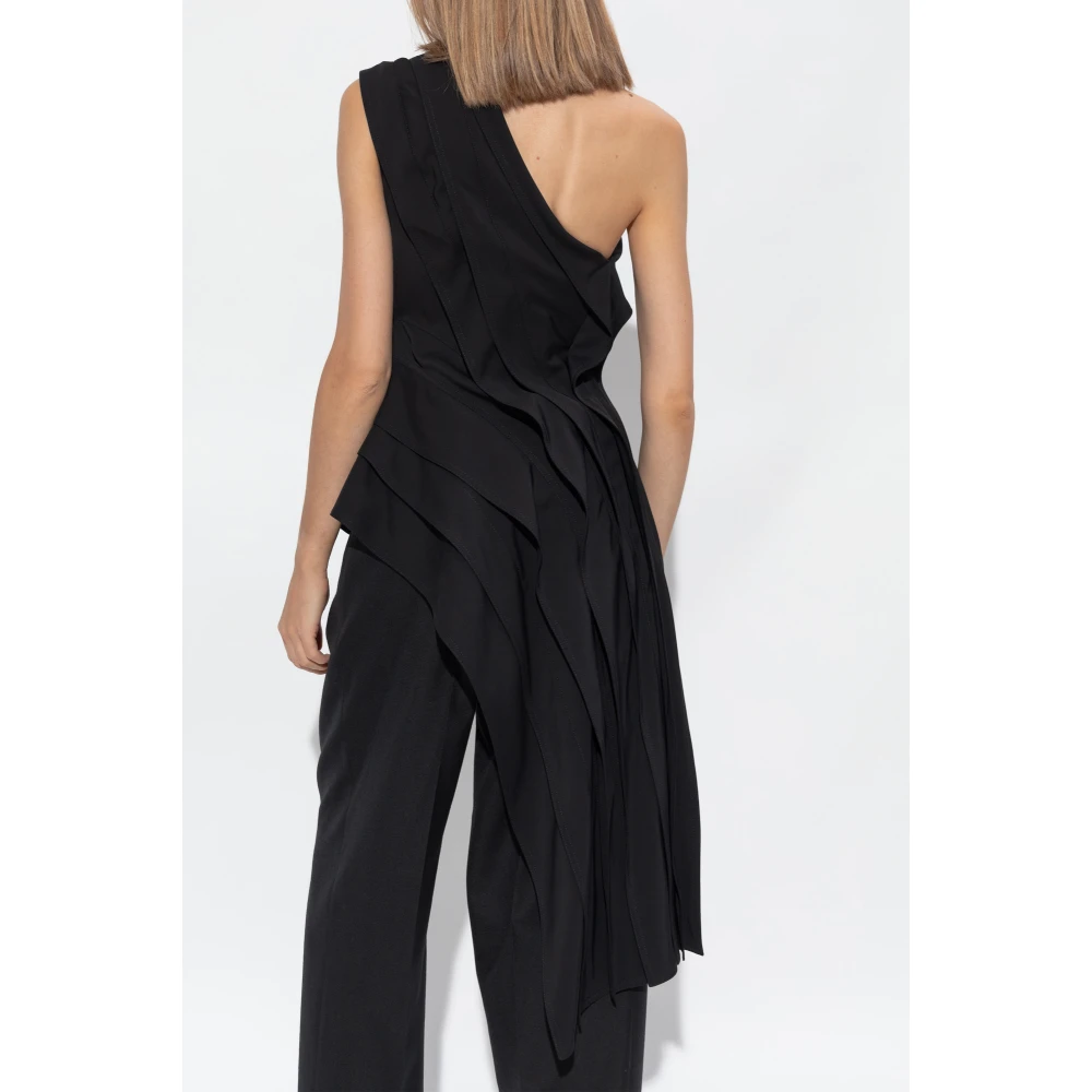 Bottega Veneta One-shoulder top Black Dames