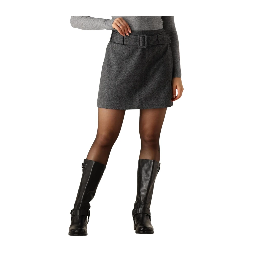 Envii Grijze Minirok voor veelzijdige outfits Gray Dames