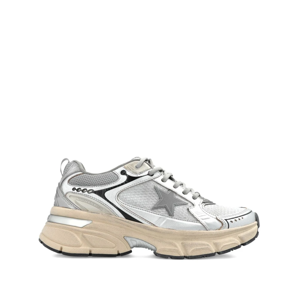 Golden Goose Women's Gray Sneakers, 3 Uk, Lightstar Trainers