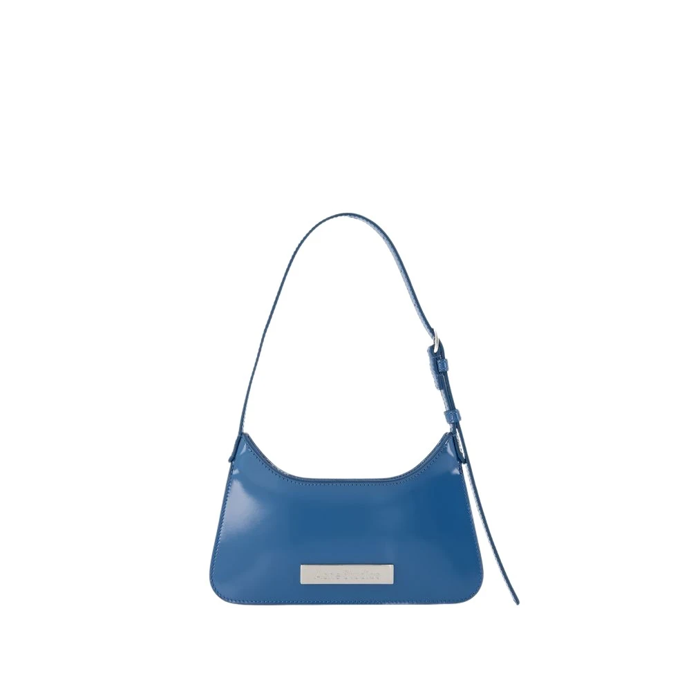 Acne Studios Blauwe Leren Micro Schoudertas Blue Dames