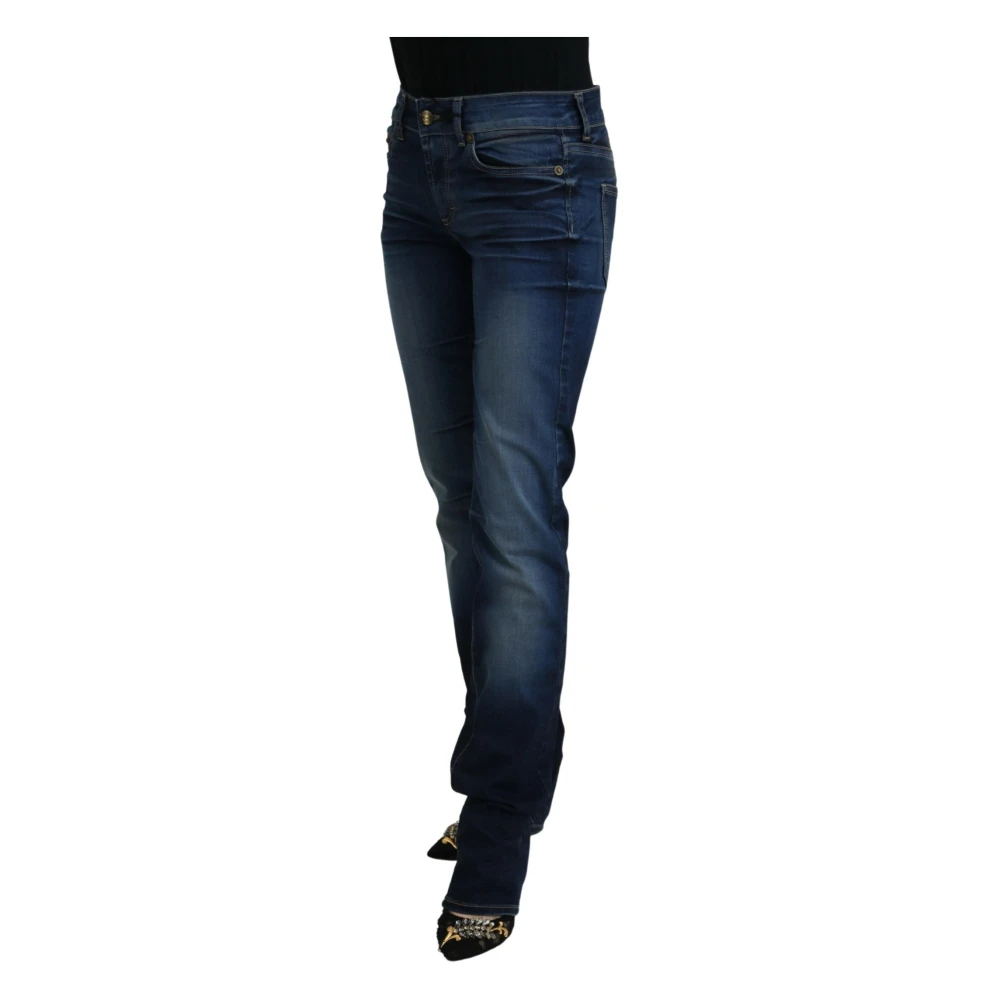 Just Cavalli Blue Cotton Women Casual Denim Jeans - W26 - Image 2