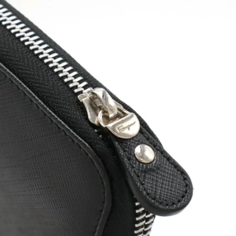 Salvatore Ferragamo Pre-owned Leather wallets Black Dames