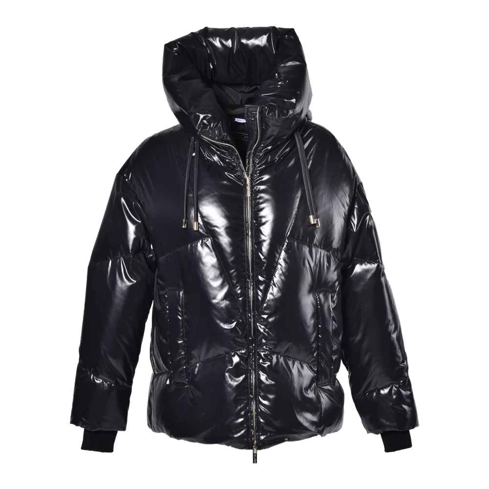 Baldinini Donzen jack in zwart nylon Black Dames