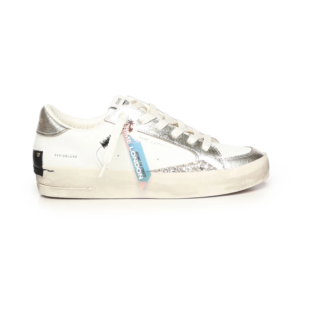 Crime London SK8 Deluxe Sneaker Dames Schoenen Wit