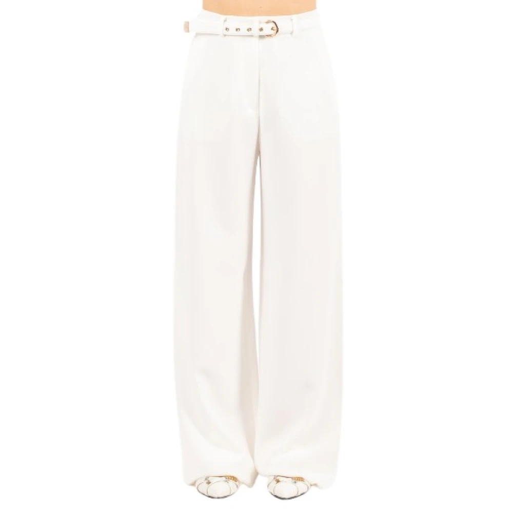 Max Mara Studio Damen Weiß Hosen, Xsgröße: