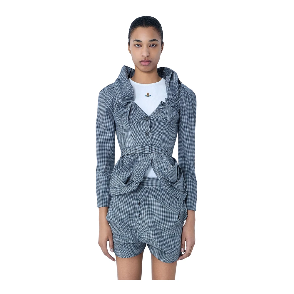 Vivienne Westwood Women's Gray Kendall Blazer - Blazers - S - Jackets