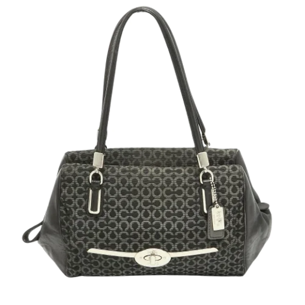 Coach Pre-owned Fabric shoulder-bags Black Dames