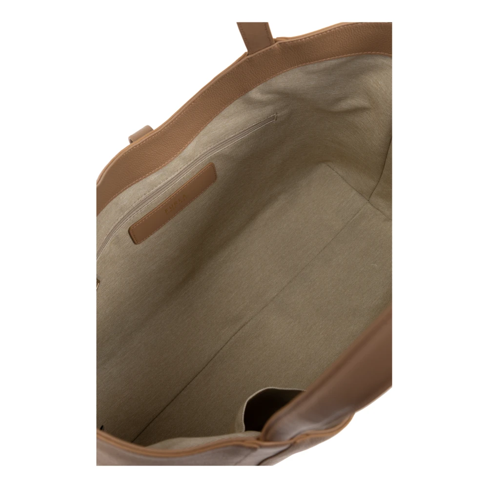 Furla Tas Goccia XL Beige Dames