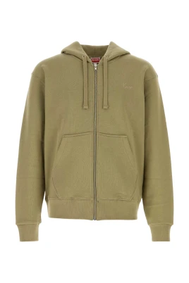 Signature Embroidered Zip Hoodie