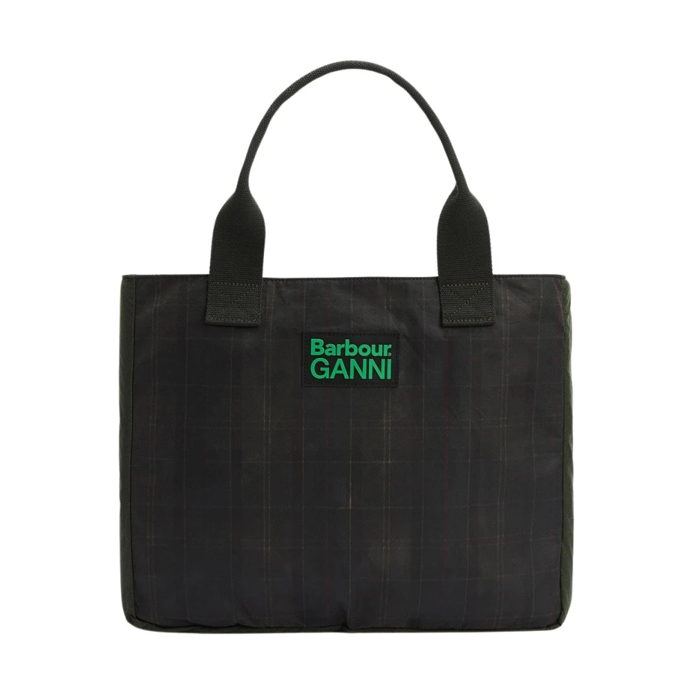 Barbour Groene Katoenen Winkel Tas voor Vrouwen Green Dames