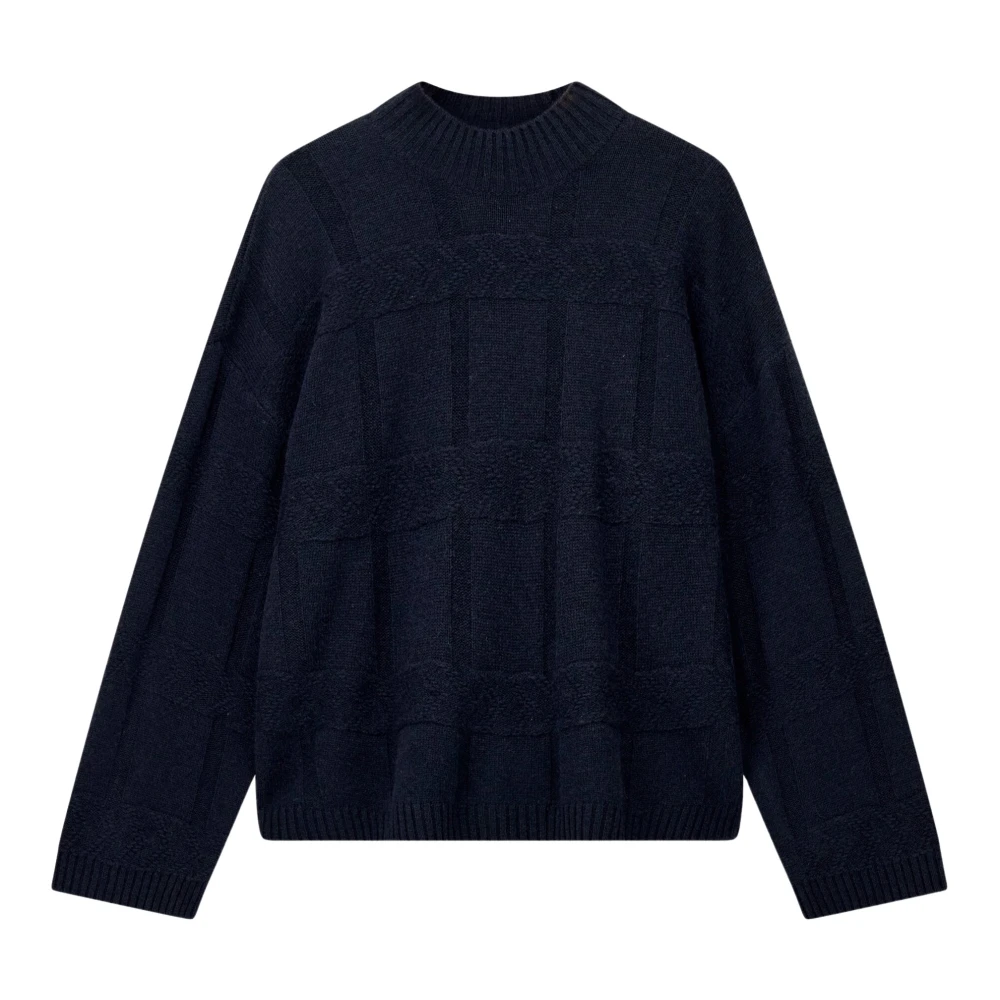 Emporio Armani Wool And Cashmere Jumper - Female - Cashmere Knitwear - Blue - L - Knitwear