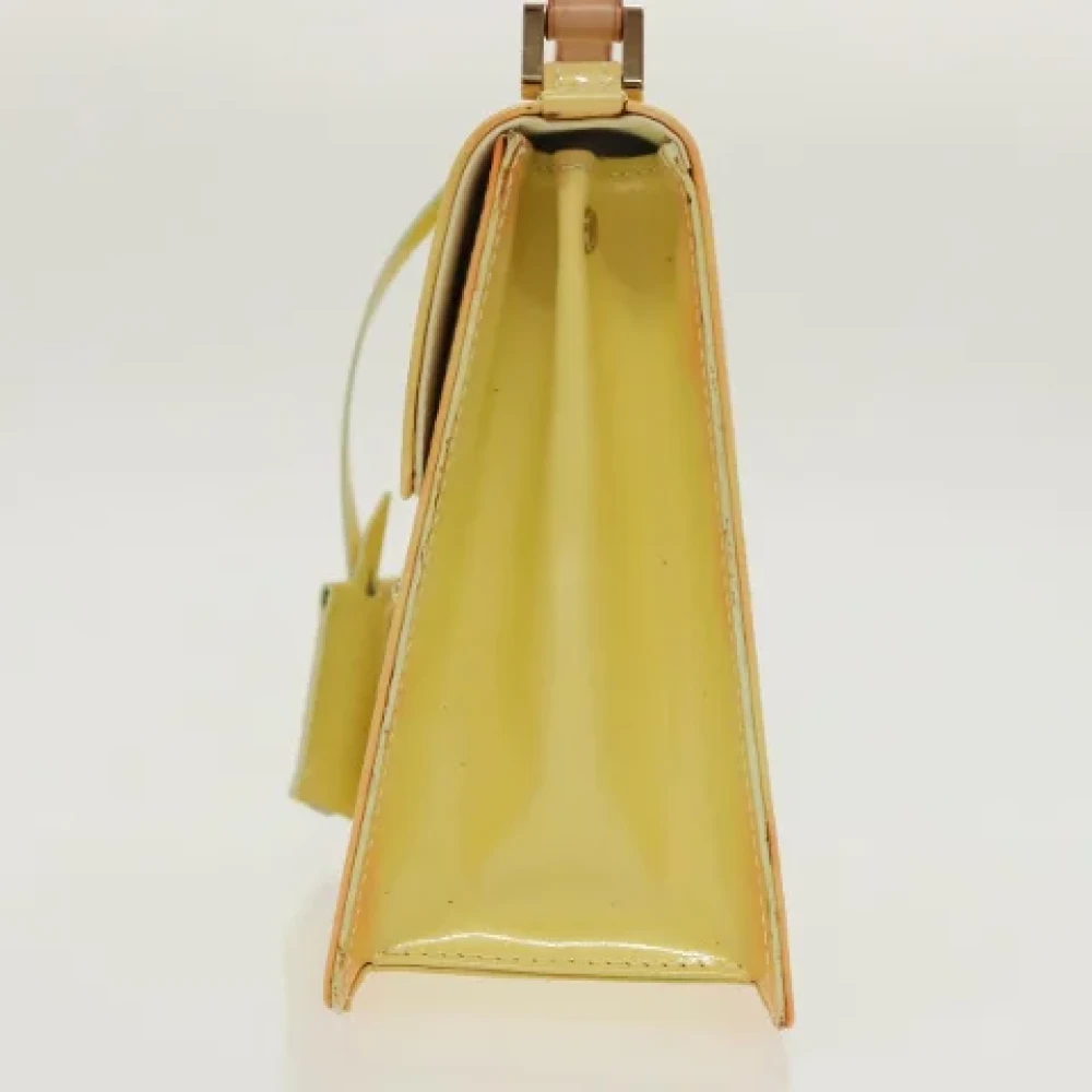 Louis Vuitton Vintage Pre-owned Leather handbags Yellow Dames