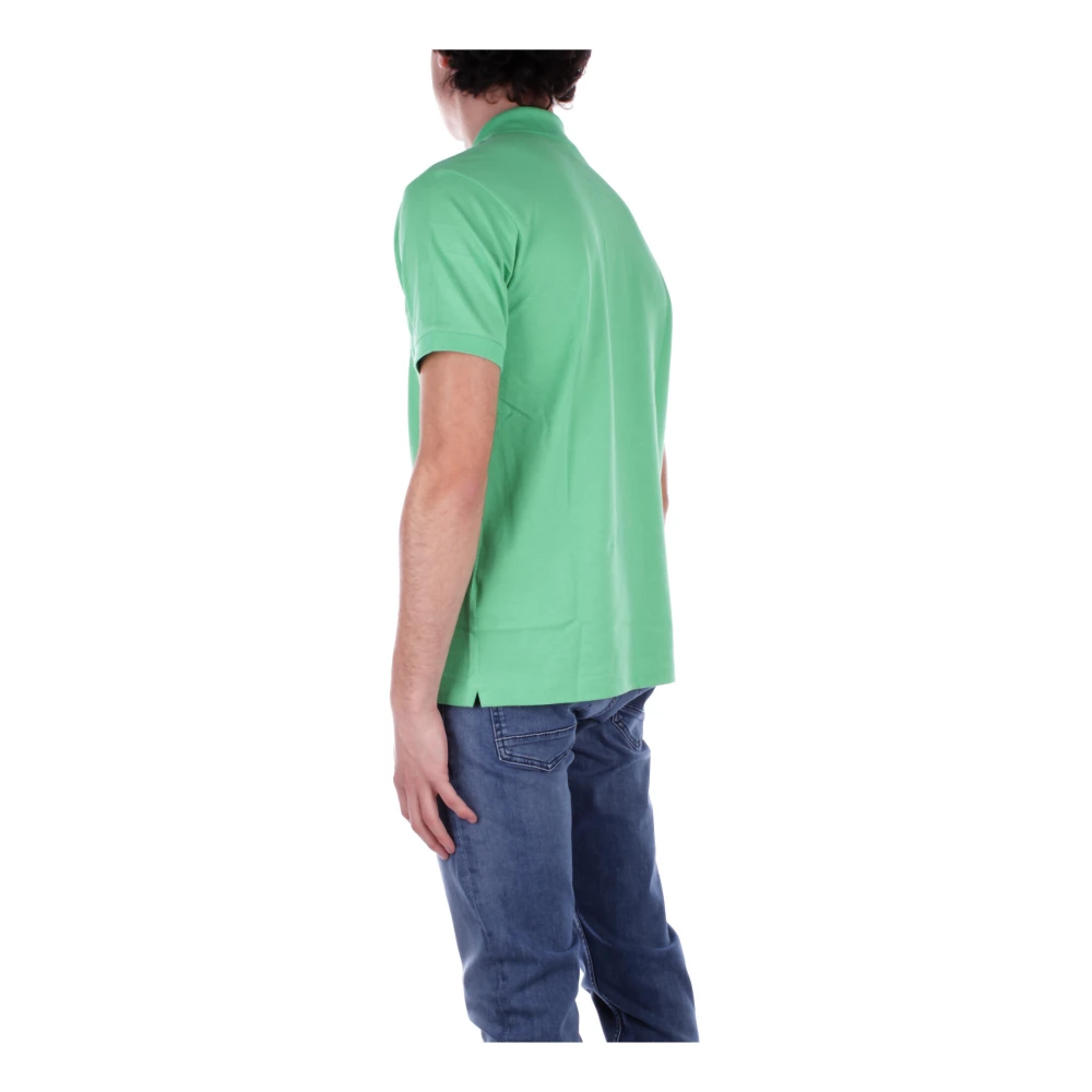 Lacoste Groen Logo Front Button Polo Shirt Green Heren
