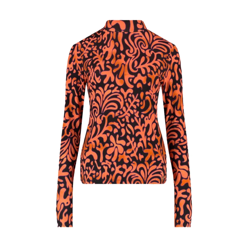 Harper & Yve Lange Mouw Top Jane-Ls Orange Dames