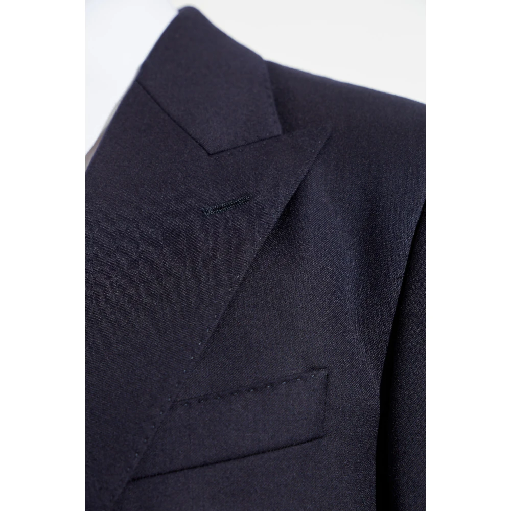 Dolce & Gabbana Wollen jas Blue Heren