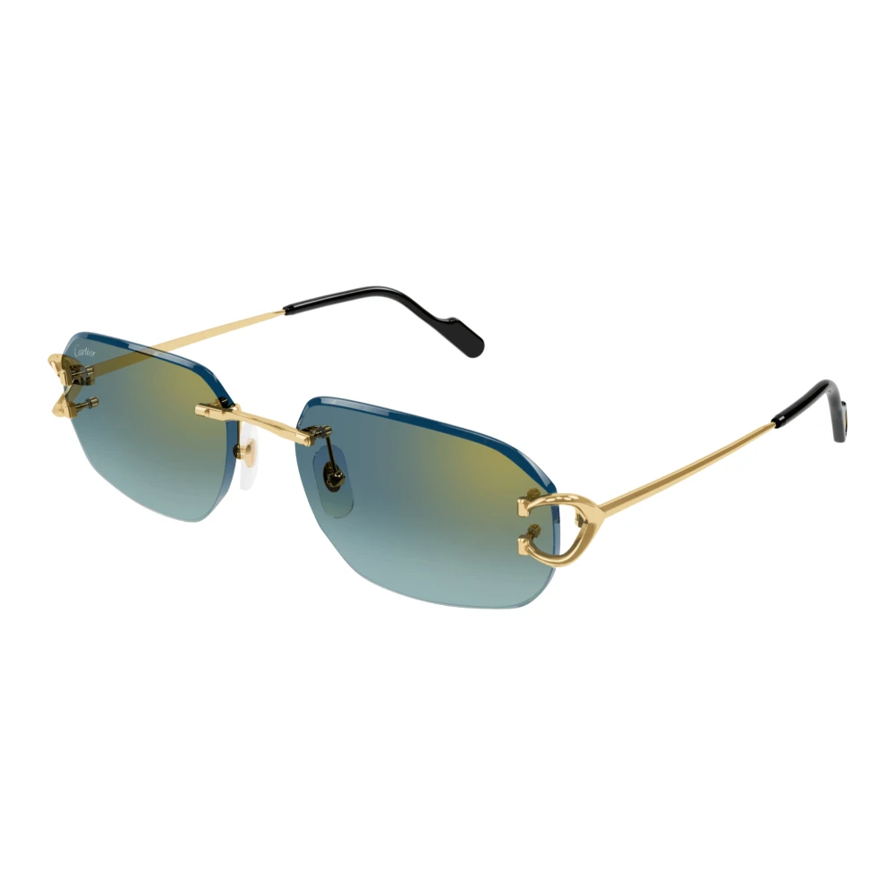 Cartier Men's Yellow Sunglasses, 58 Mm, Ct0468s Sunglasses