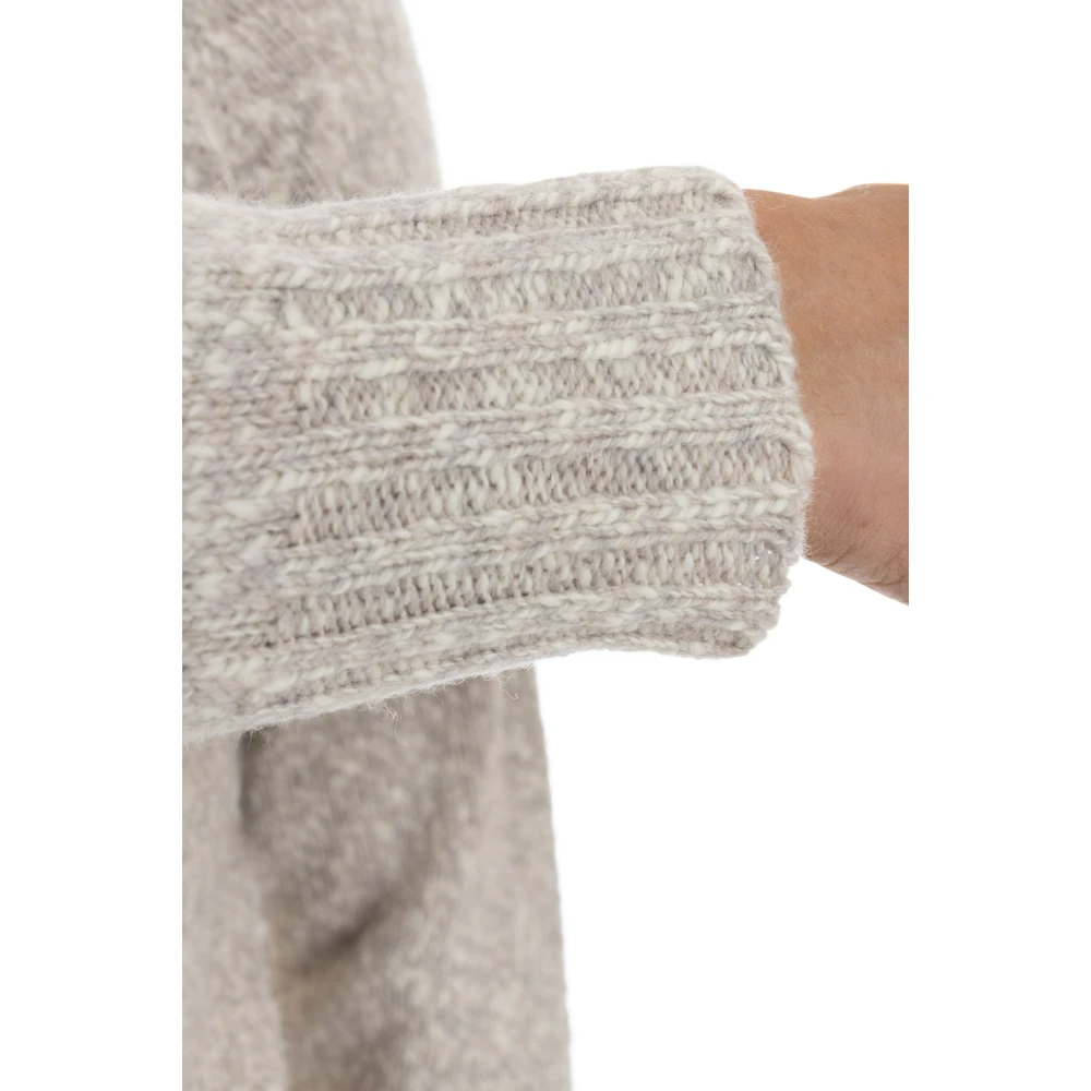Drumohr Bicolor Raglan Trui Grijs Gray Heren