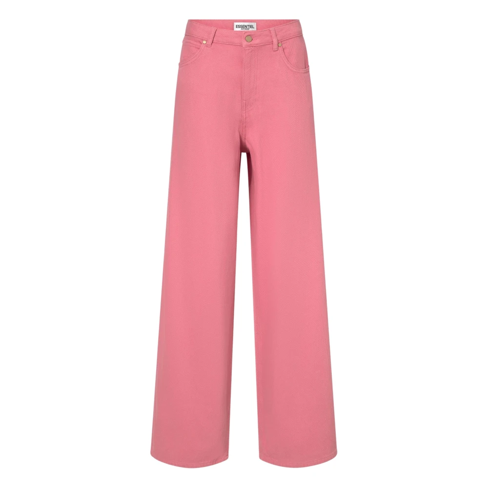 Essentiel Antwerp Roze Straight Broek Pink Dames