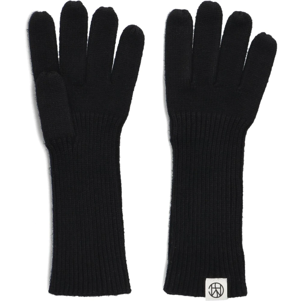 Moss copenhagen Zwarte Winterhandschoenen voor Elegante Look Black Dames