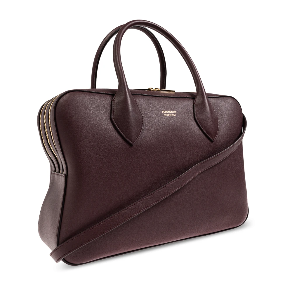 Salvatore Ferragamo Leren handtas Red Dames